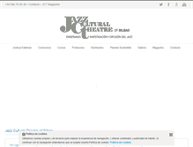 Tablet Screenshot of jazzculturalbilbao.com